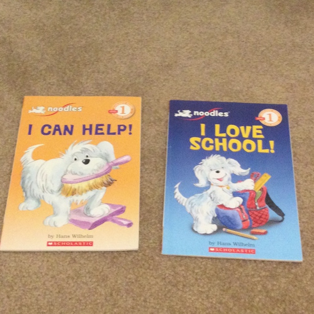 Scholastic Noodles Children's Books Set By Hans Wilhelm